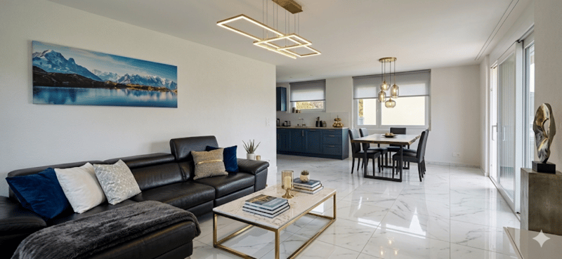 Habitation moderne dans un environnement vert (5)
