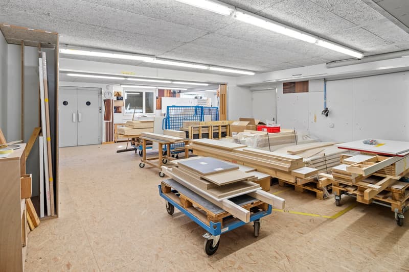 Zurich District 5: Workshop/Office/Exhibition/Storage with parking spaces (2)