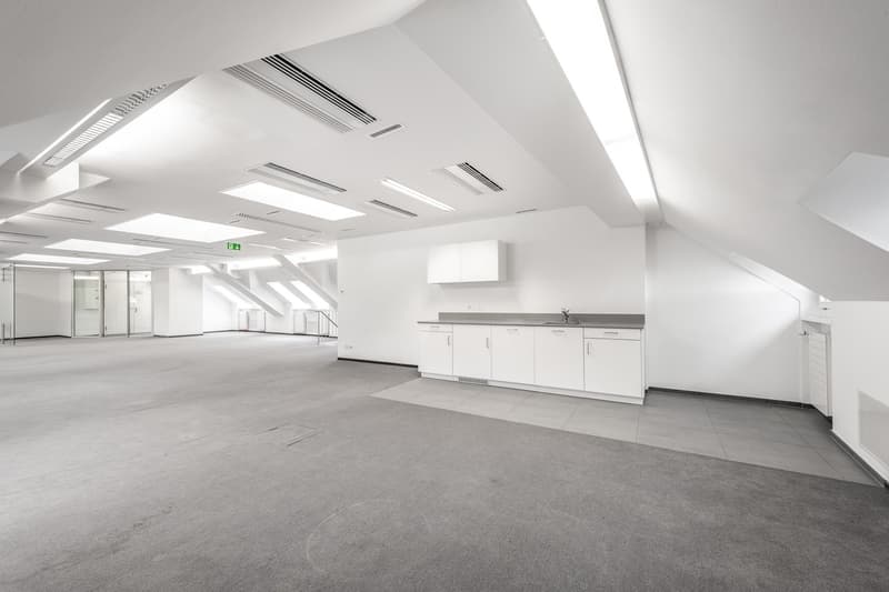 Spazio studio ufficio con terrazza nella costruzione del pre-inquilino (rinfrescato) (3)