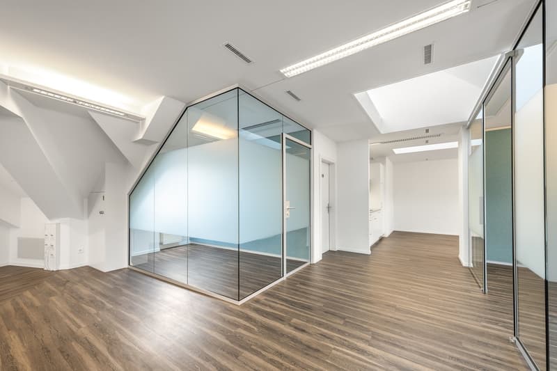 Spazio studio ufficio con terrazza nella costruzione del pre-inquilino (rinfrescato) (4)