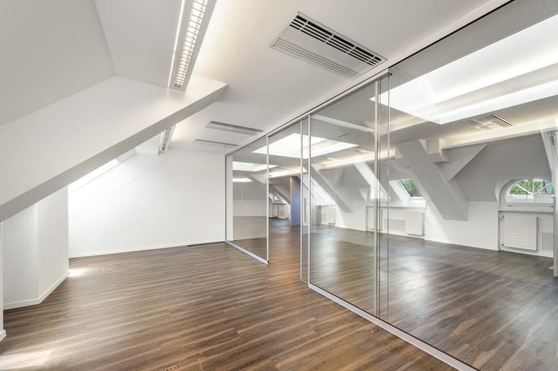 Spazio studio ufficio con terrazza nella costruzione del pre-inquilino (rinfrescato) (5)