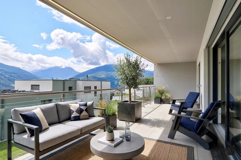 Grimisuat | Villa neuve de standing ? Vue imprenable et finitions soignées (1)