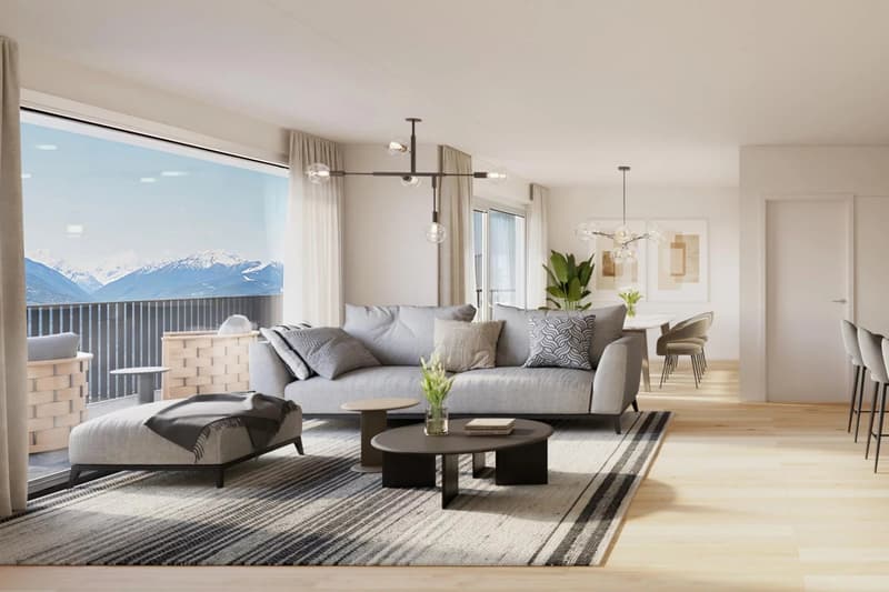 Optimal comfort for this 4.5-room apartment with generous outdoor spaces (3)