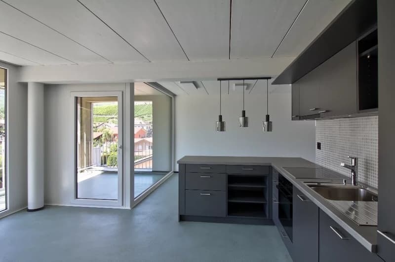 Pont-de-La-Morge I Prächtiges Attikapartment mit 3.5 Zimmern (4)