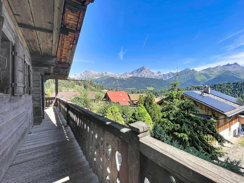 Chalet mit Charme in Arveyes - Seltenes Objekt mit Potenzial (12)