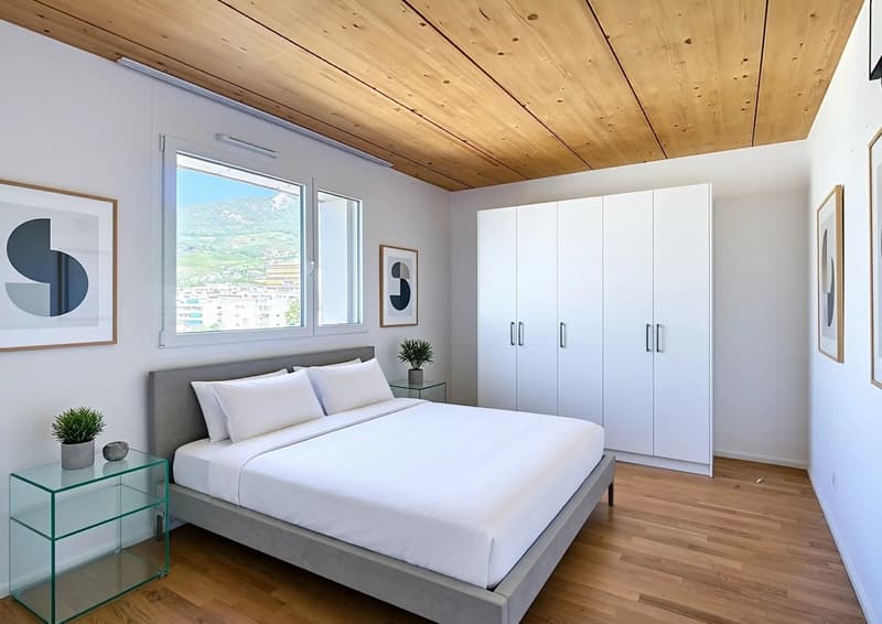 Sierre | Prächtiges neues Dachgeschoss in einem 4,5-Zimmer-Duplex (4)