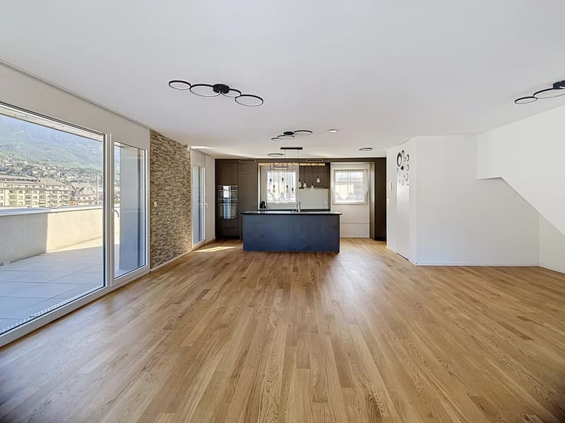 Sierre | Prächtiges neues Dachgeschoss in einem 4,5-Zimmer-Duplex (8)