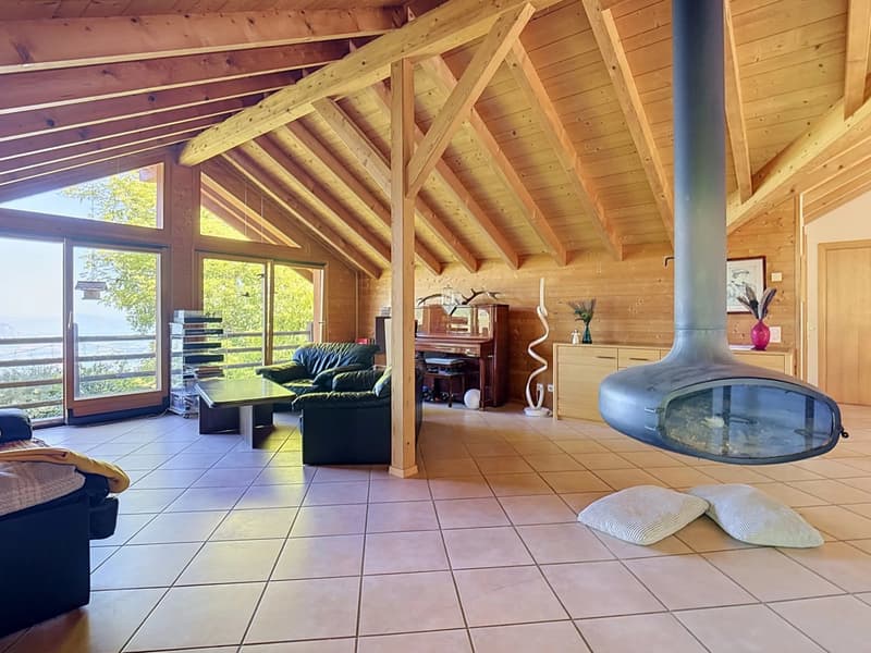 LES GIETTES | Villa individuelle d'exception avec vue imprenable et biotope naturel (4)