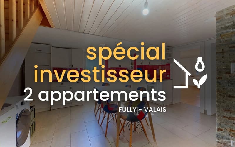 Fully | Ensemble de deux appartements de rendement au coeur du village (1)
