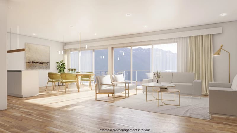 Savièse | Attique de 3.5 pièces avec terrasse au coeur de St-Germain (4)