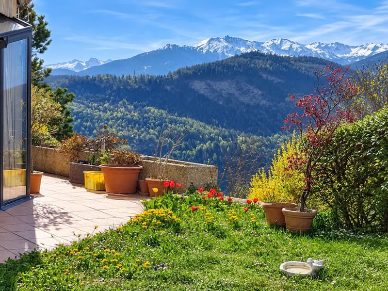 Ayent | Grande maison de deux appartements avec vue panoramique (2)