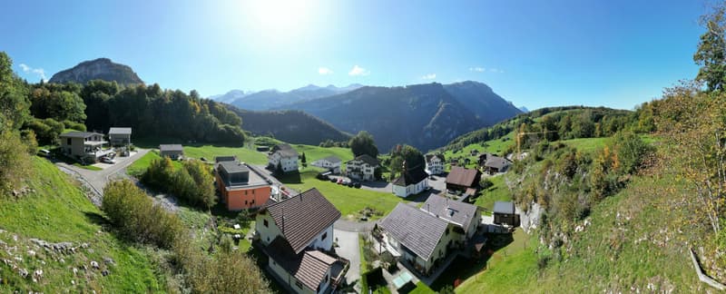 Building land in the middle of nature on a slope with a view (5)