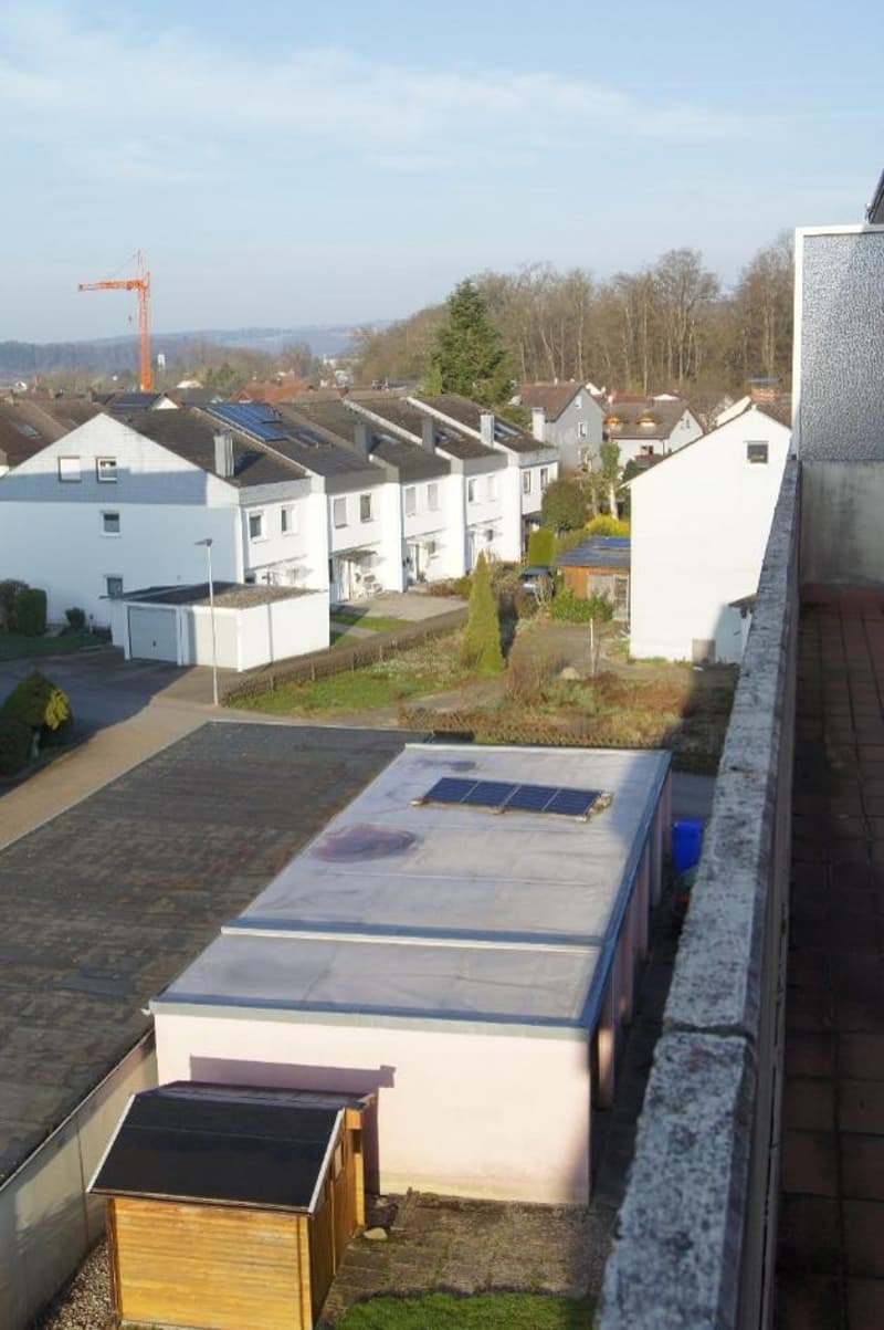 Blick vom Balkon