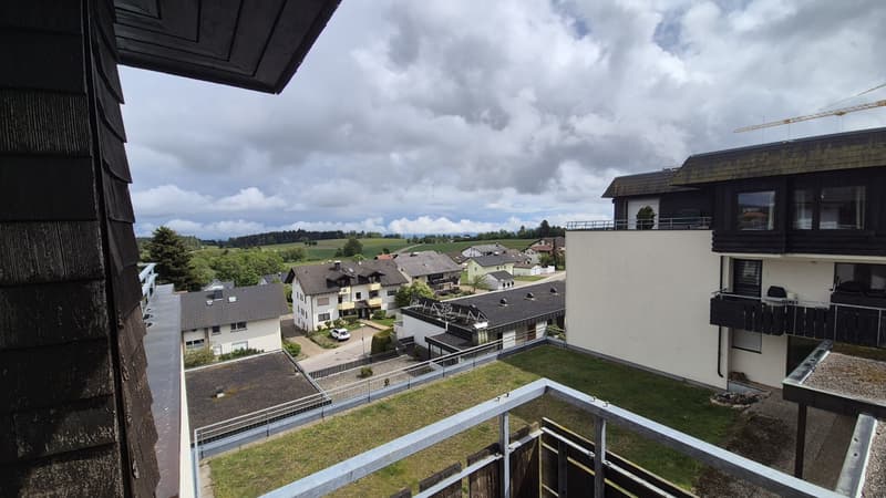 Ausblick Balkon