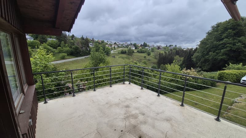 Balkon Ausblick