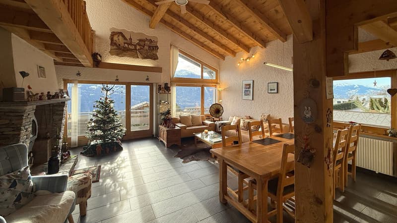 Chalet - Séjour / Salle à manger / Chalet - Living / Dining room / Chalet - Soggiorno / Sala da pranzo