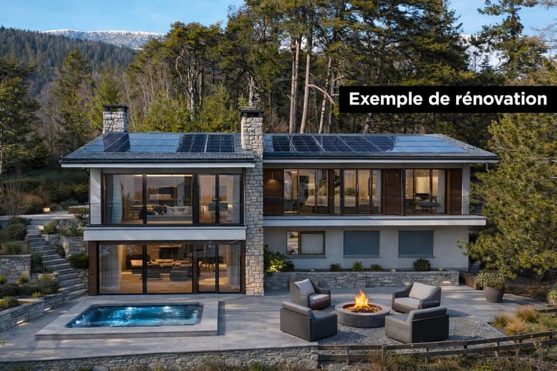 Exemple de rénovation / Example of renovation / Esempio di ristrutturazione