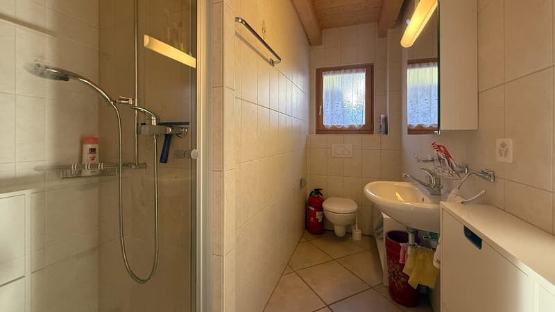 Salle de douche au rez / Shower room on ground floor / Bagno con doccia al piano terra