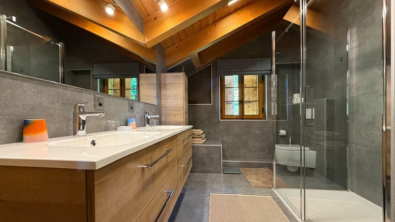 Salle de bains & douche attenante