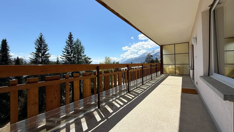 Balcon Sud - Vue 1 / South balcony - View 1 / Balcone sud - Vista 1