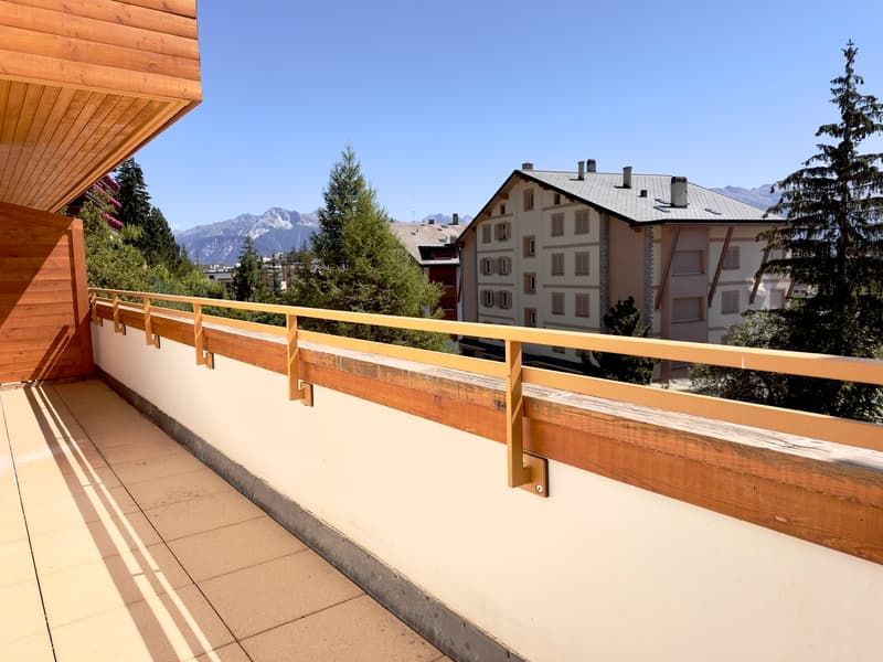 Terrasse privative chambre double / Double Room with Private Terrace / Terrazza privata camera doppia
