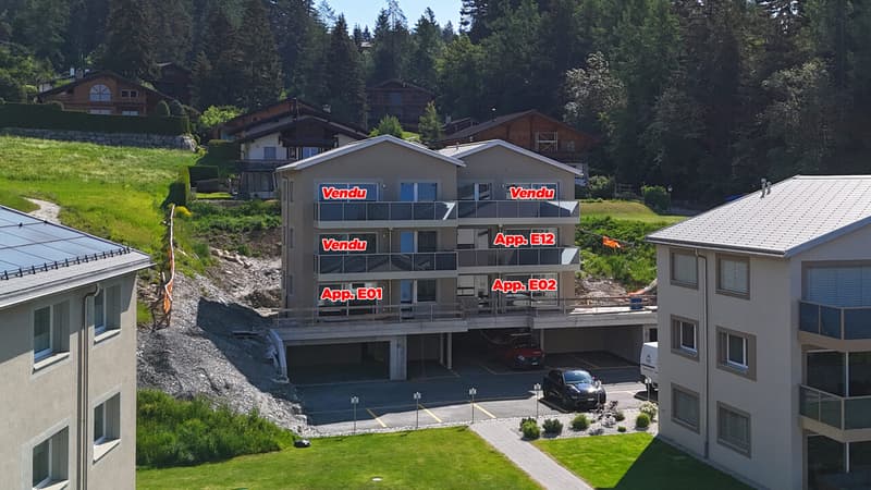 Frâne E - Appartements disponibles / Frâne E - Available apartments / Frâne E - Appartamenti disponibili