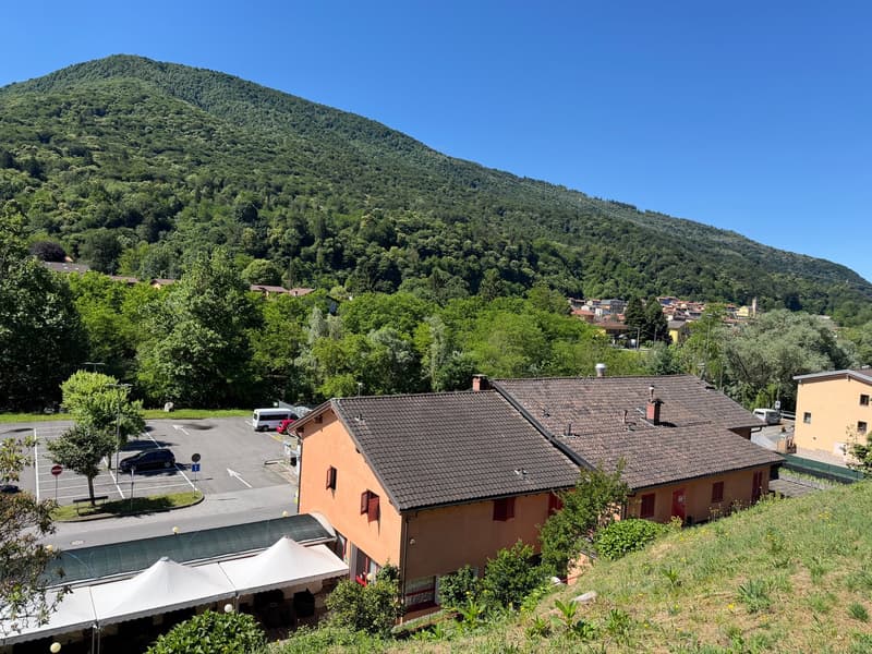 Terrain constructible avec vue panoramique à Monteggio (4)
