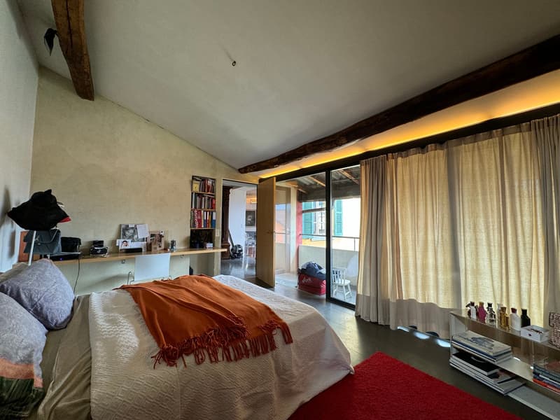 Esclusivo appartamento 5.5 in edificio storico a Lugano Carona (10)