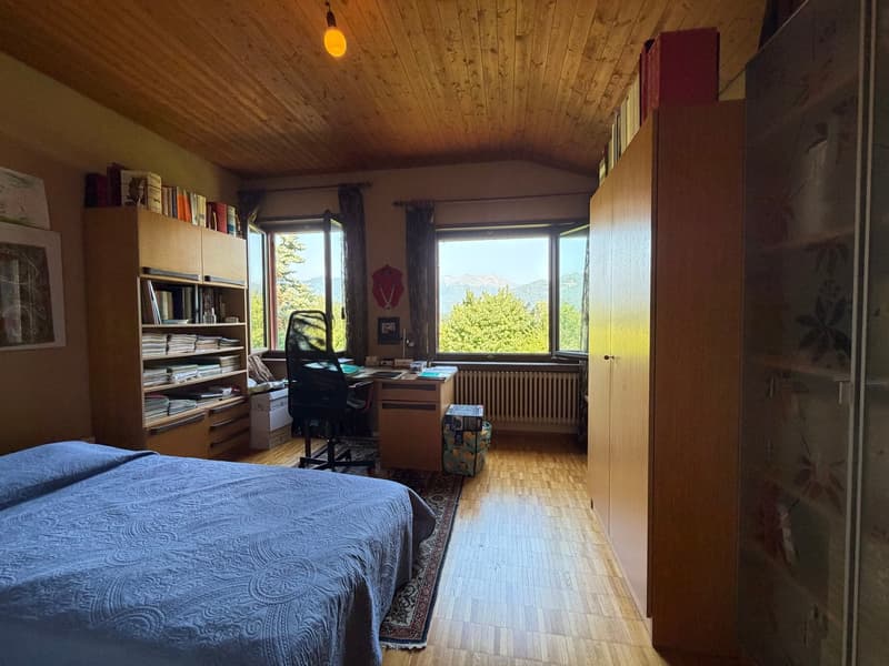 Grande villa signorile anni 70 di 7.5 locali con piscina a Lugano Cadro (15)