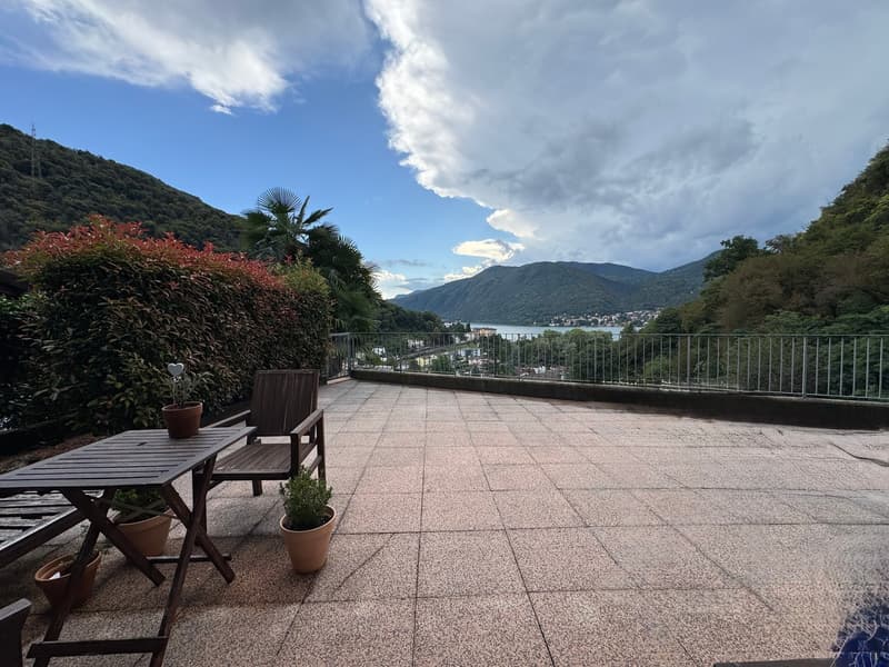 Casa con vista lago a Lugano-Figino / Haus mit Seeblick in Lugano-Figino (9)
