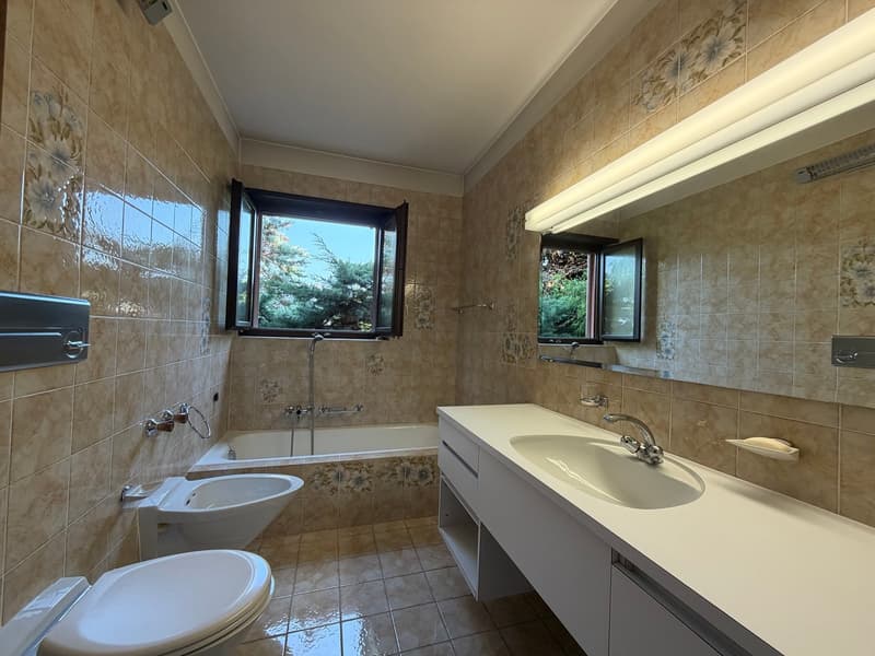 Grande villa signorile anni 70 di 7.5 locali con piscina a Lugano Cadro (14)