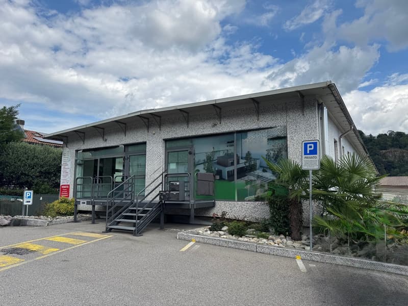 Immobile commerciale artigianale a reddito con abitazione a Bedano (2)