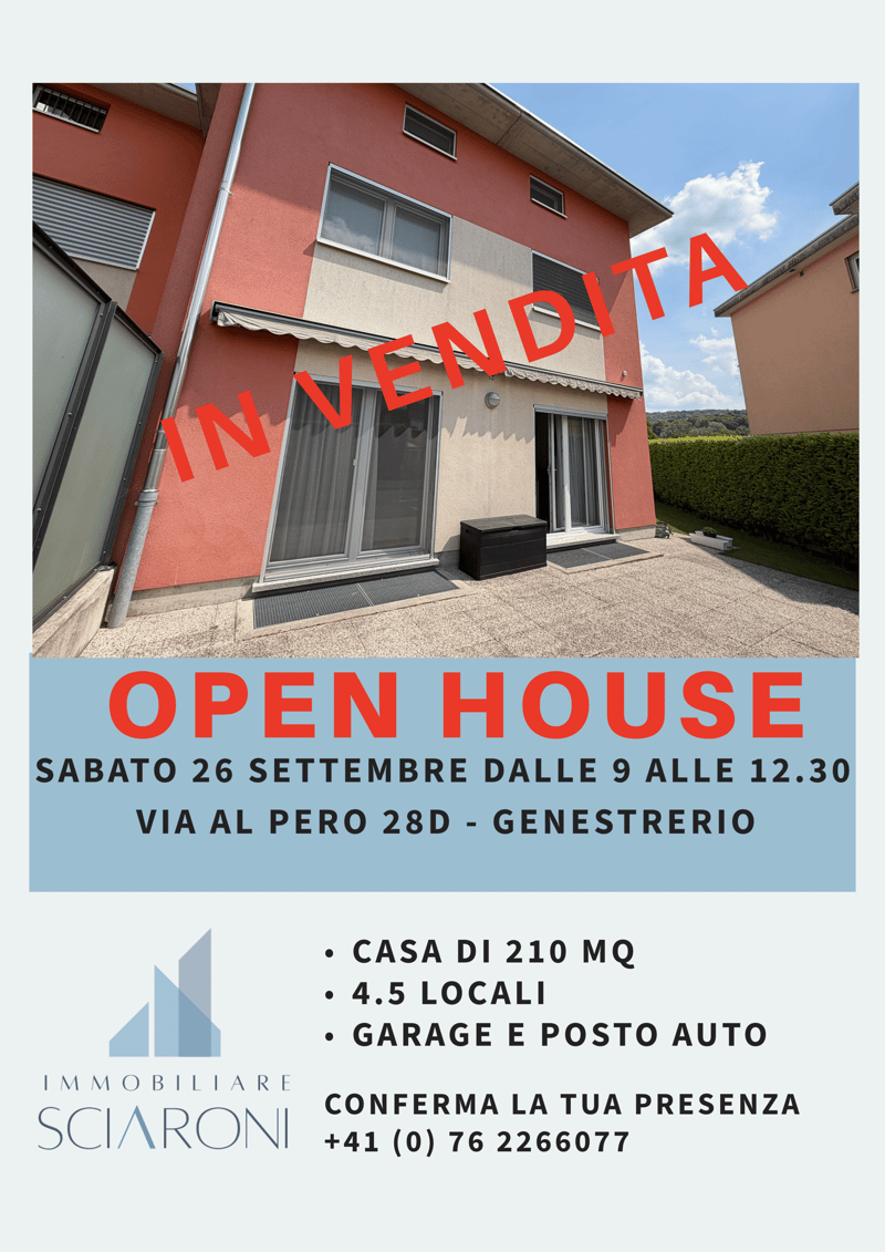 Grande casa monofamiliare 4.5 con giardino a Genestrerio posteggi inclusi (1)