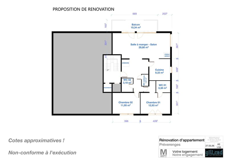 Proposition de travaux