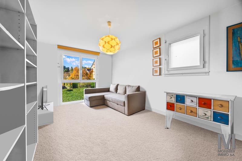 Magnifique duplex de 7.5 pièces avec terrasse et jardin privatif à Pully (10)