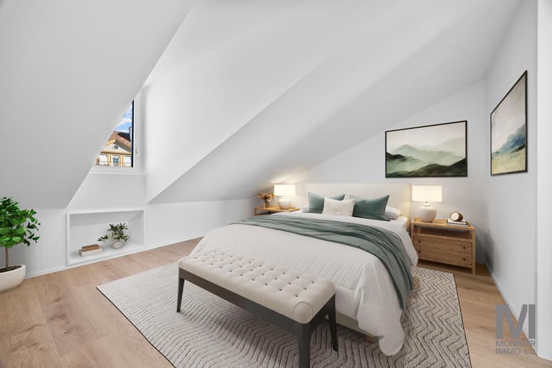 Appartement de 3.5 pièces en attique entièrement rénové (6)