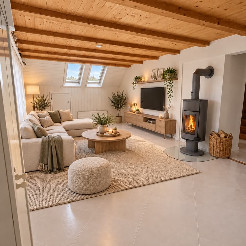 Visualisierung Wohnzimmer