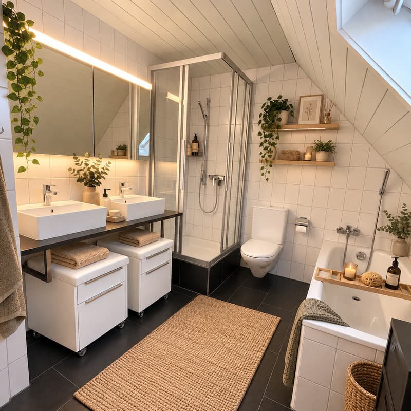 Badezimmer (Dachgeschoss 2)