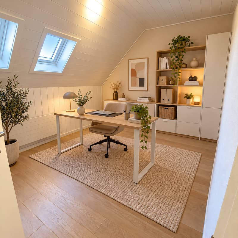 Visualisierung Büro (Dachgeschoss 2)