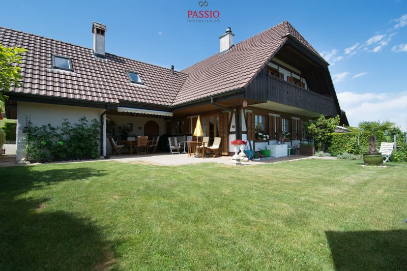 Grosses 8,5-Zimmer Haus mit Alpensicht und Gartenidylle (2)