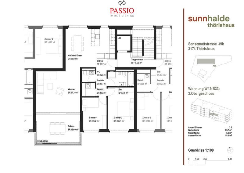 Bright 3.5-room new building apartment with modern interior design (3)