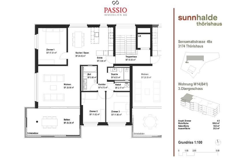Attractive 4.5-room new building apartment with modern comfort (3)