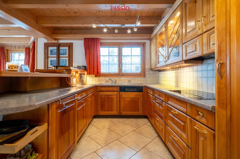 Casa in legno di larice alpino 6,5 locali con vista fantastica sulla montagna (10)