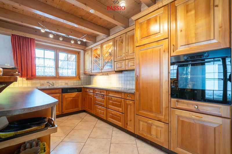 Casa in legno di larice alpino 6,5 locali con vista fantastica sulla montagna (9)