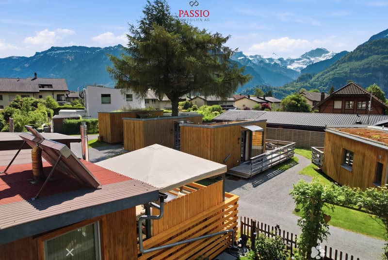 Mobilhome im Chalet-Style mit spektakulärer 3-Gipfel-Sicht (2)