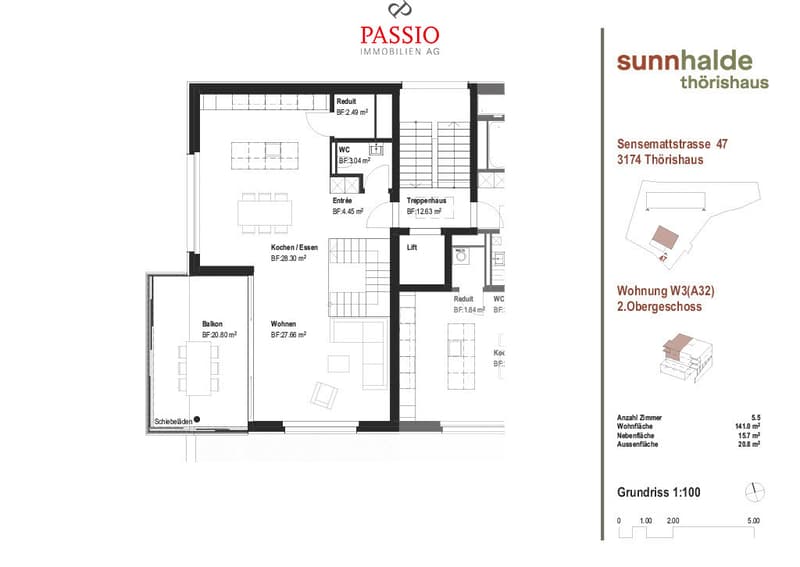Appartement duplex neuf de 5,5 pièces de haute qualité avec aménagement intérieur exclusif (4)