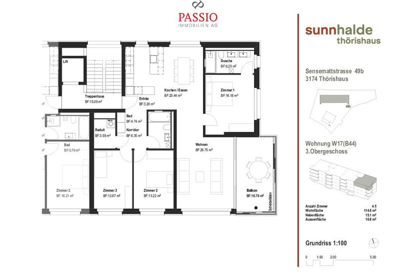 Appartement de construction neuve 4,5 pièces avec aménagement intérieur de haute qualité (3)