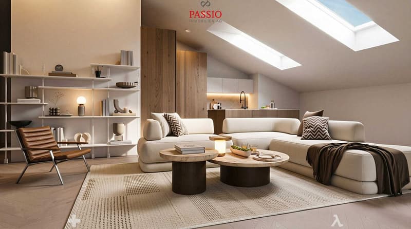 Moderne, zeitlose 2.5-Zimmer-Dachwohnung mit hoher Wohnqualität (4)