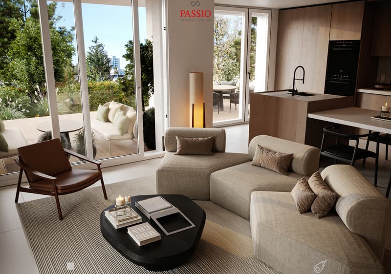 3.5-Zimmer-Erdgeschosswohnung - Modern wohnen mit grossem Sitzplatz (4)