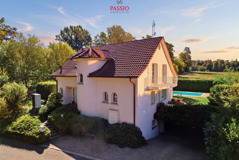 9-Zimmer-Villa mit Turm und traumhaftem Garten mit Pool (2)